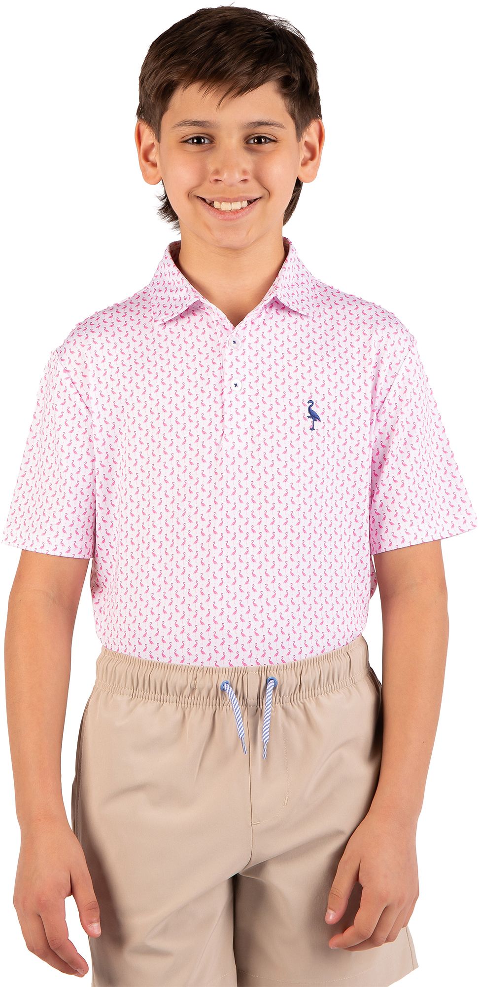 TailorByrd Boys' Flamingos  Performance Polo product image