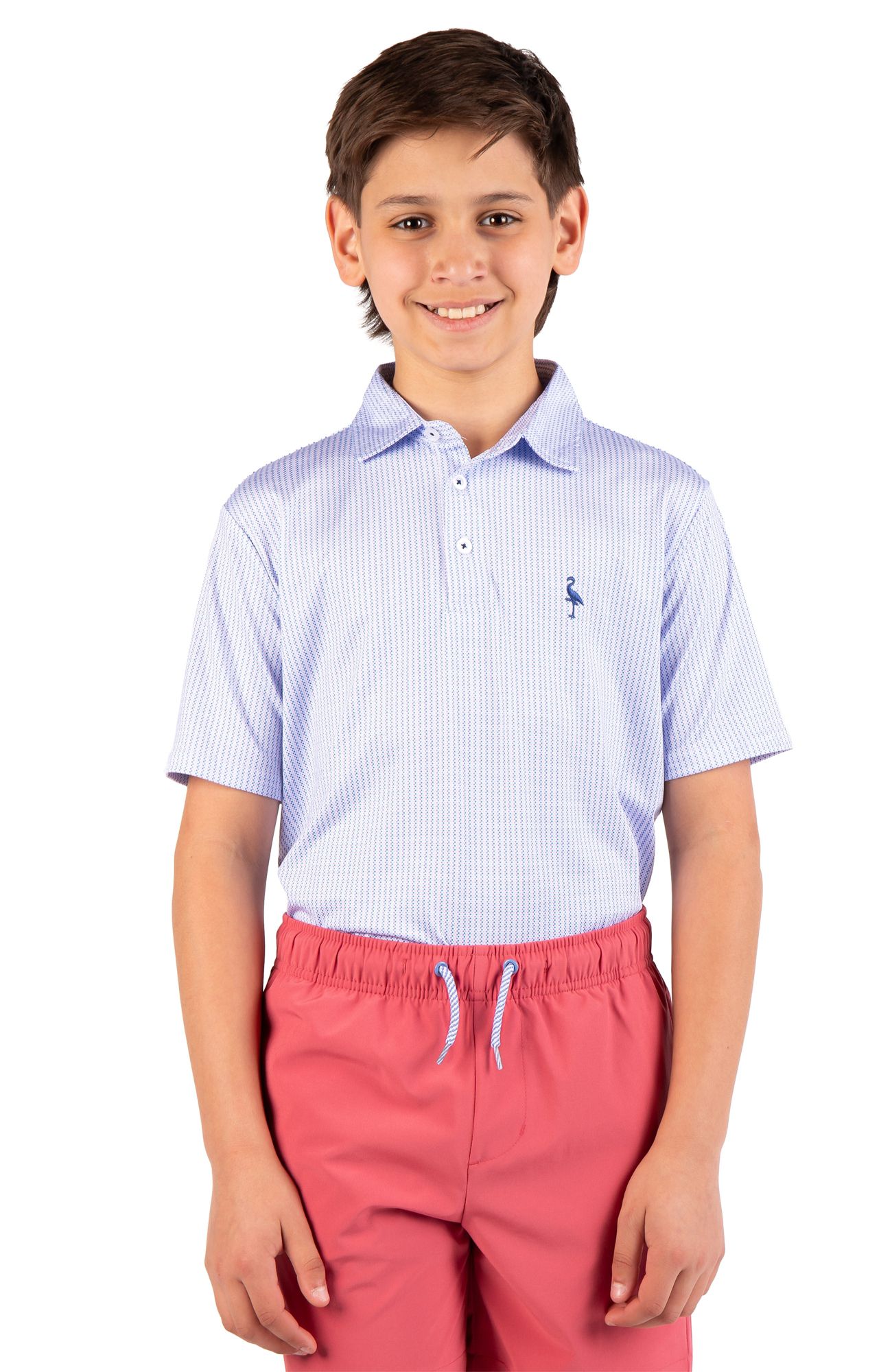 TailorByrd Boys' Multi Dots  Performance Polo product image