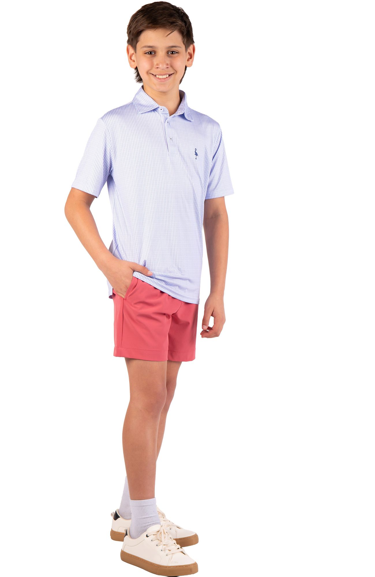 TailorByrd Boys' Multi Dots  Performance Polo product image