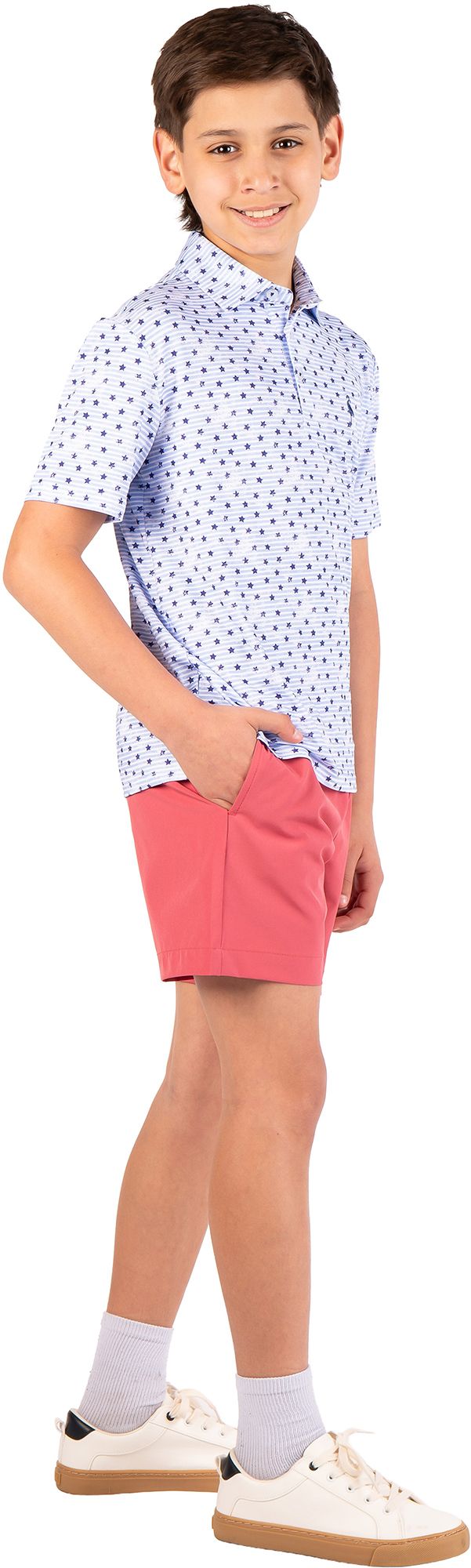 TailorByrd Boys' Vintage Stars  Performance Polo product image