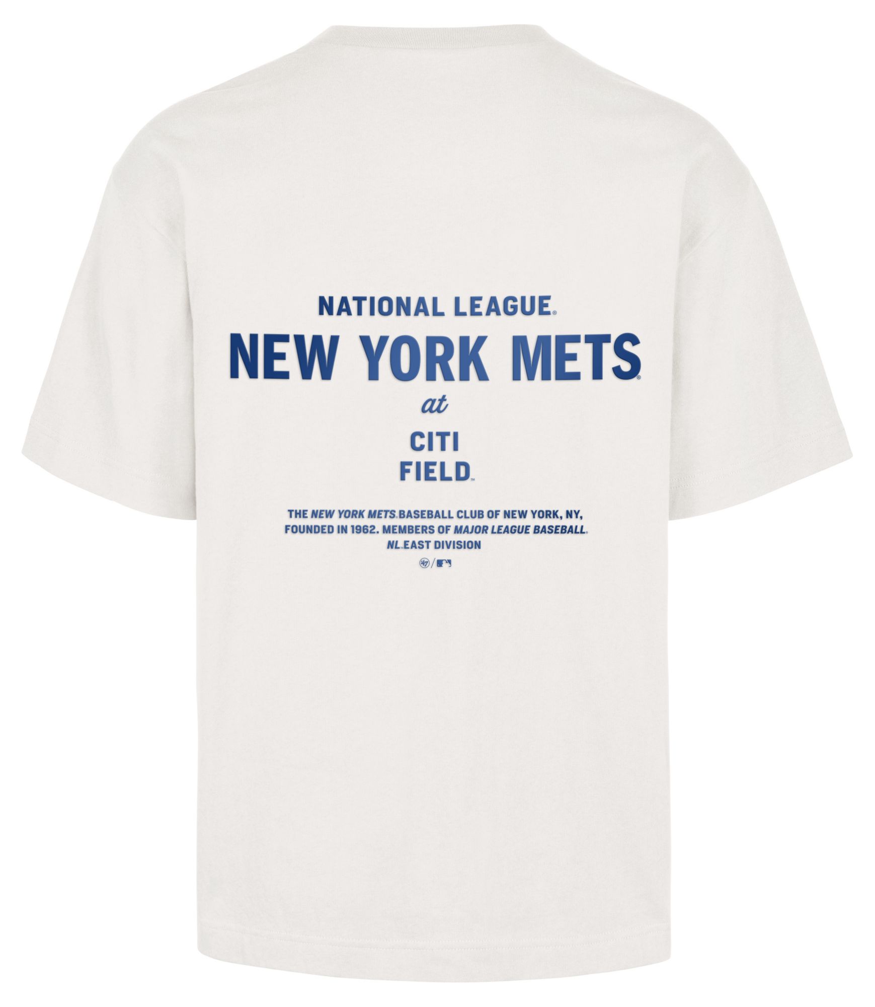 '47 Men's New York Mets White Leon Foundation T-Shirt product image