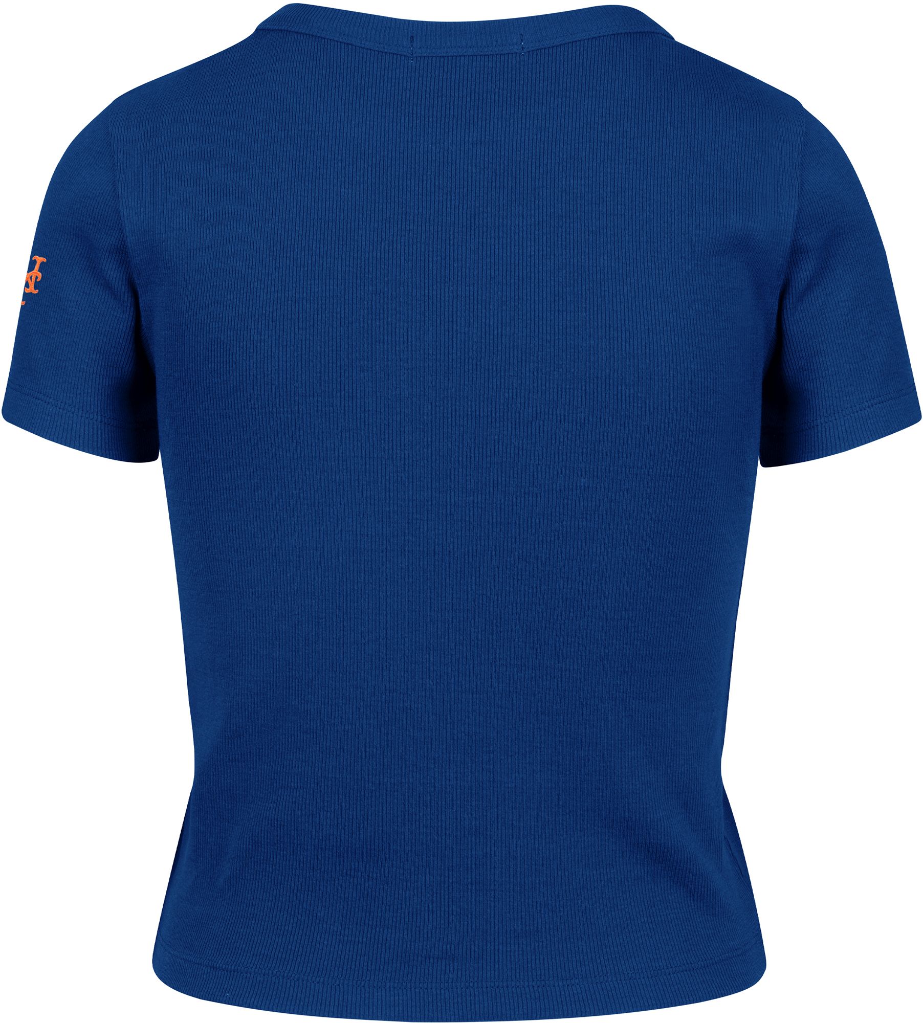 '47 Women's New York Mets Blue With Love Baby Ribbed T-Shirt product image