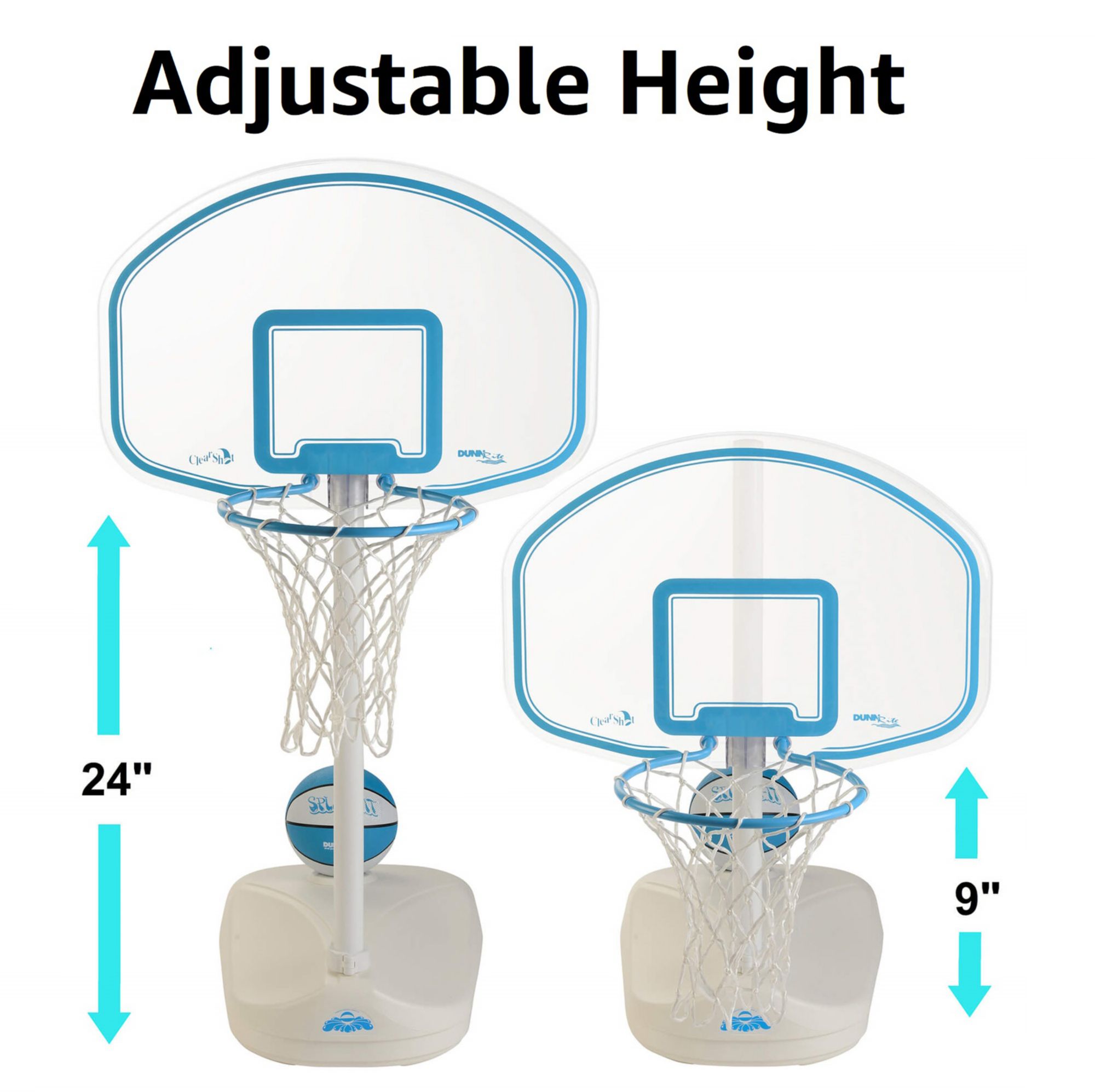 Dunn-Rite Clear Shot Pool Basketball Set product image