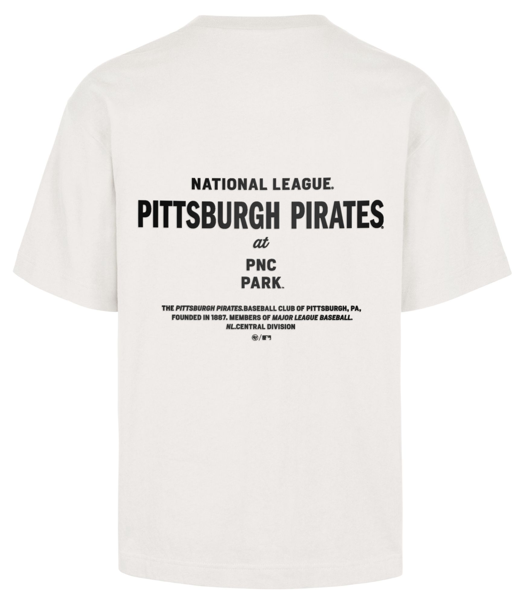 '47 Men's Pittsburgh Pirates White Leon Foundation T-Shirt product image