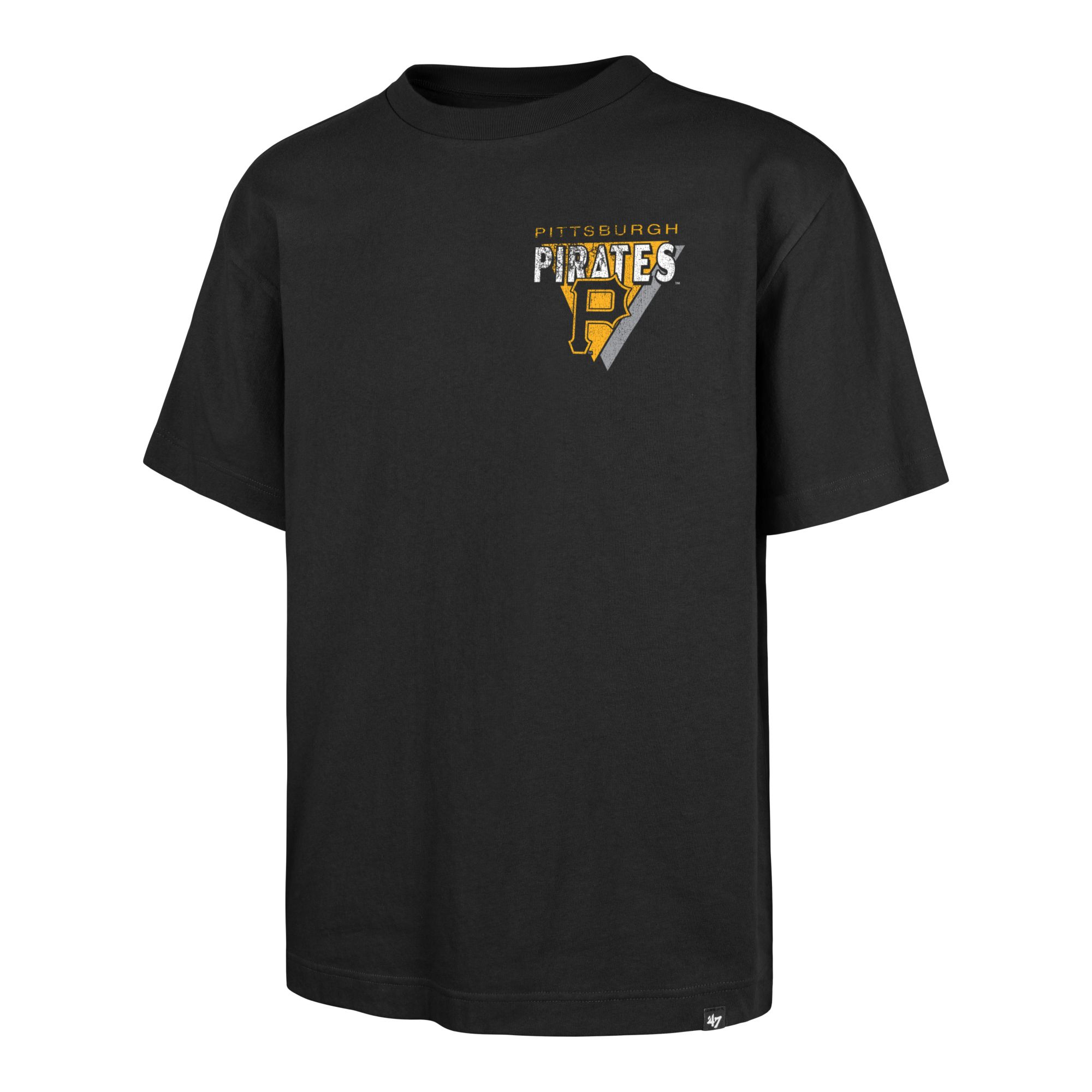 '47 Men's Pittsburgh Pirates Black Under Bar Foundation T-Shirt product image