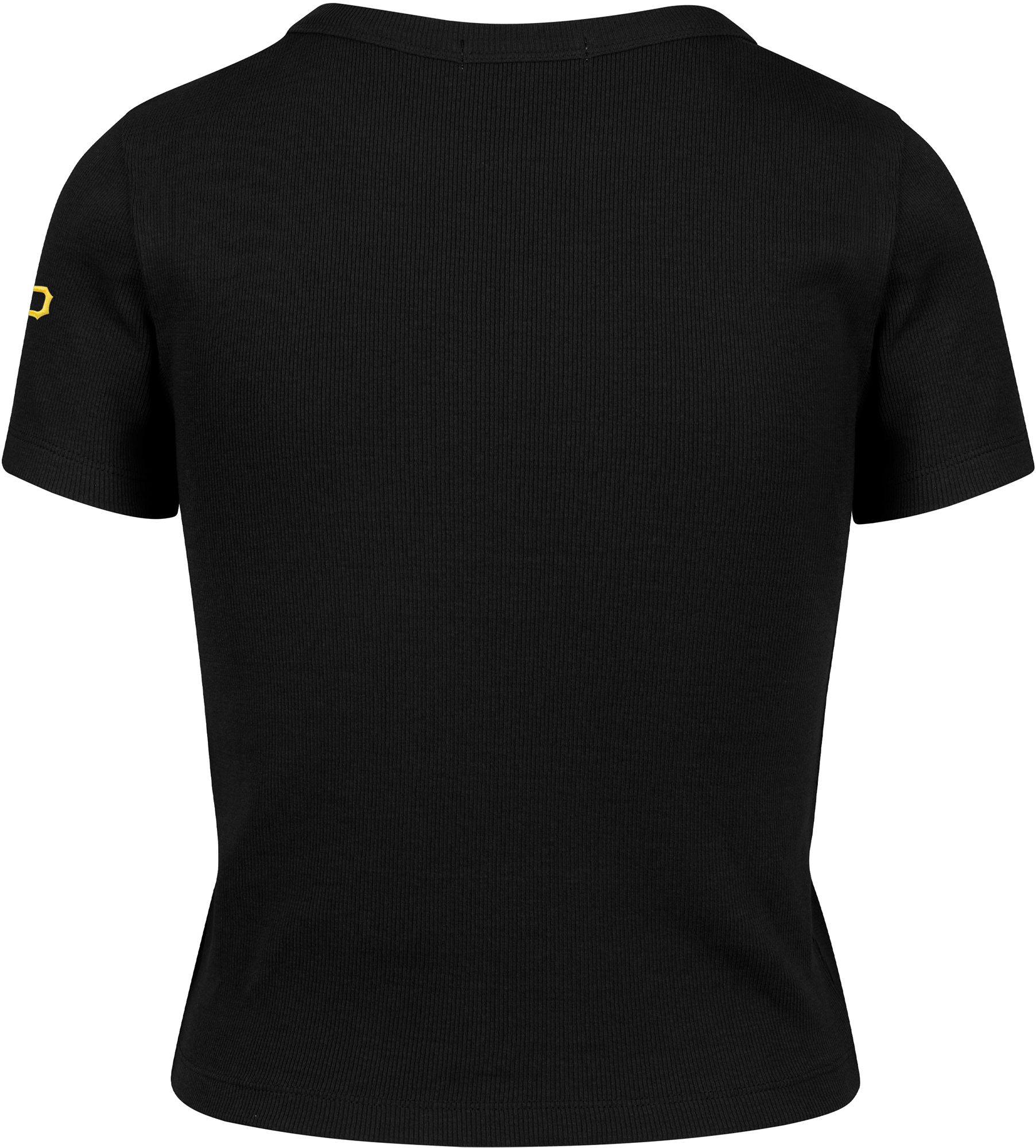 '47 Women's Pittsburgh Pirates Black With Love Baby Ribbed T-Shirt product image