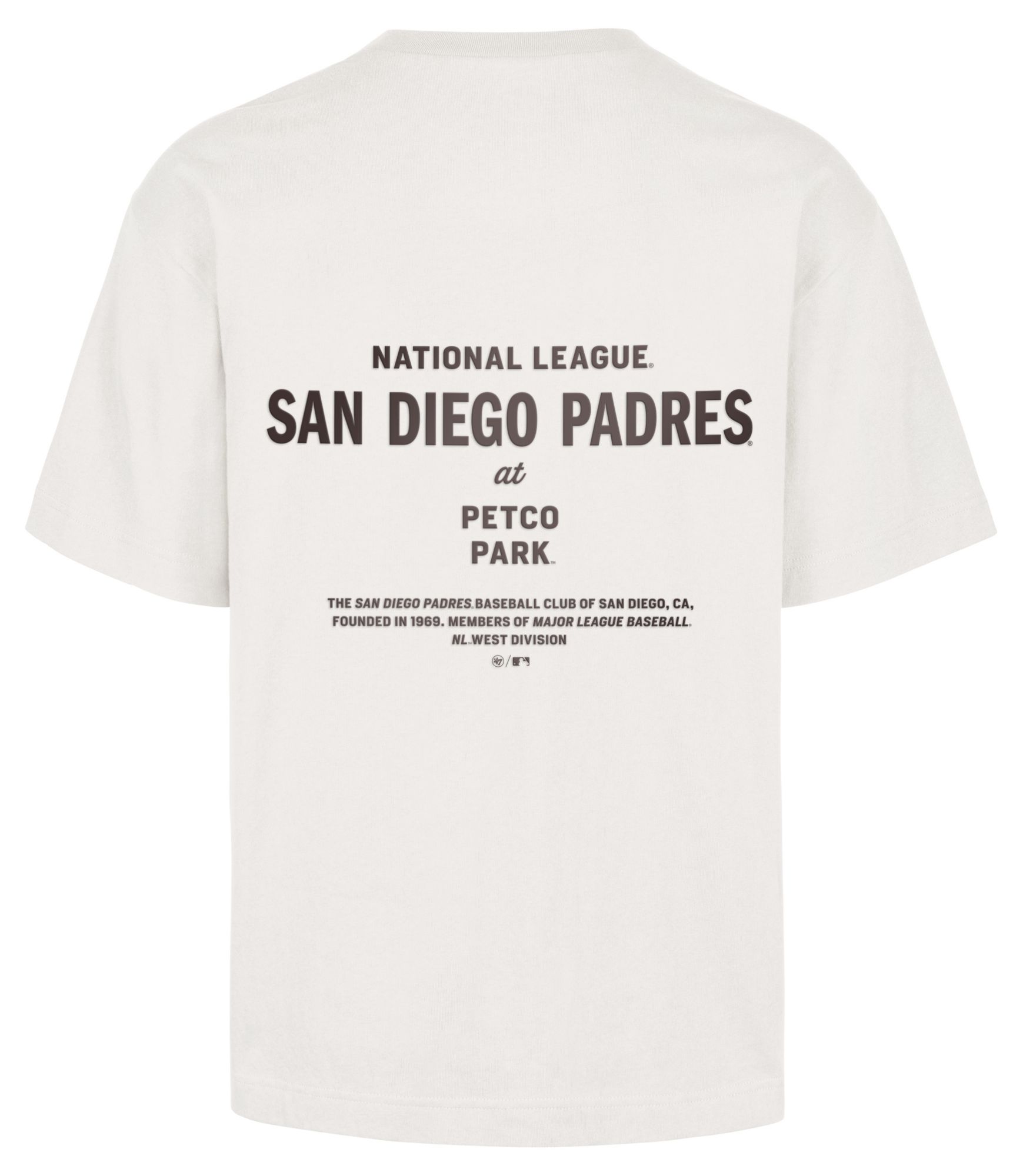 '47 Men's San Diego Padres White Leon Foundation T-Shirt product image