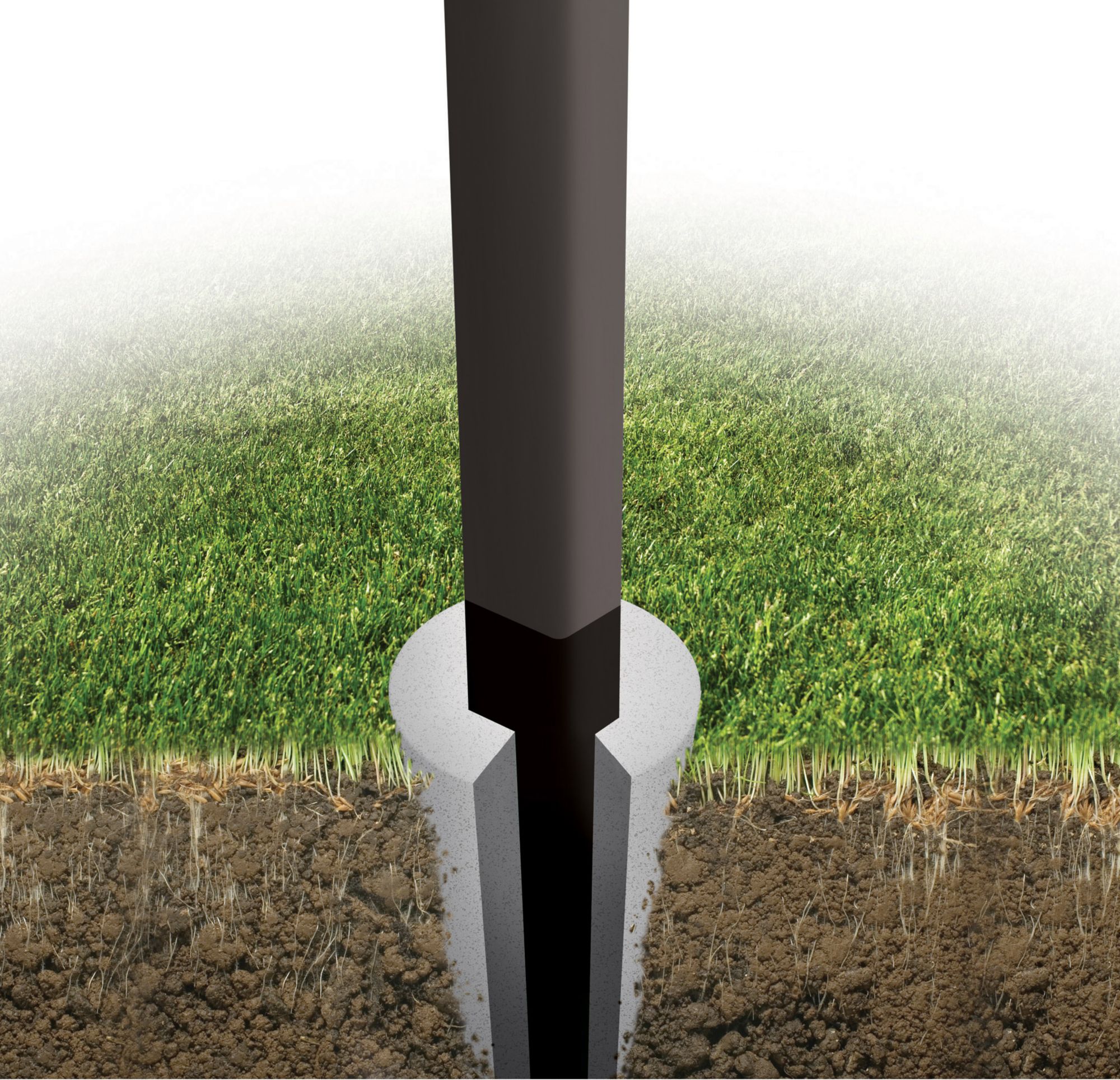 Goaliath 54” Warrior In-Ground Basketball Hoop with Pole Pad product image