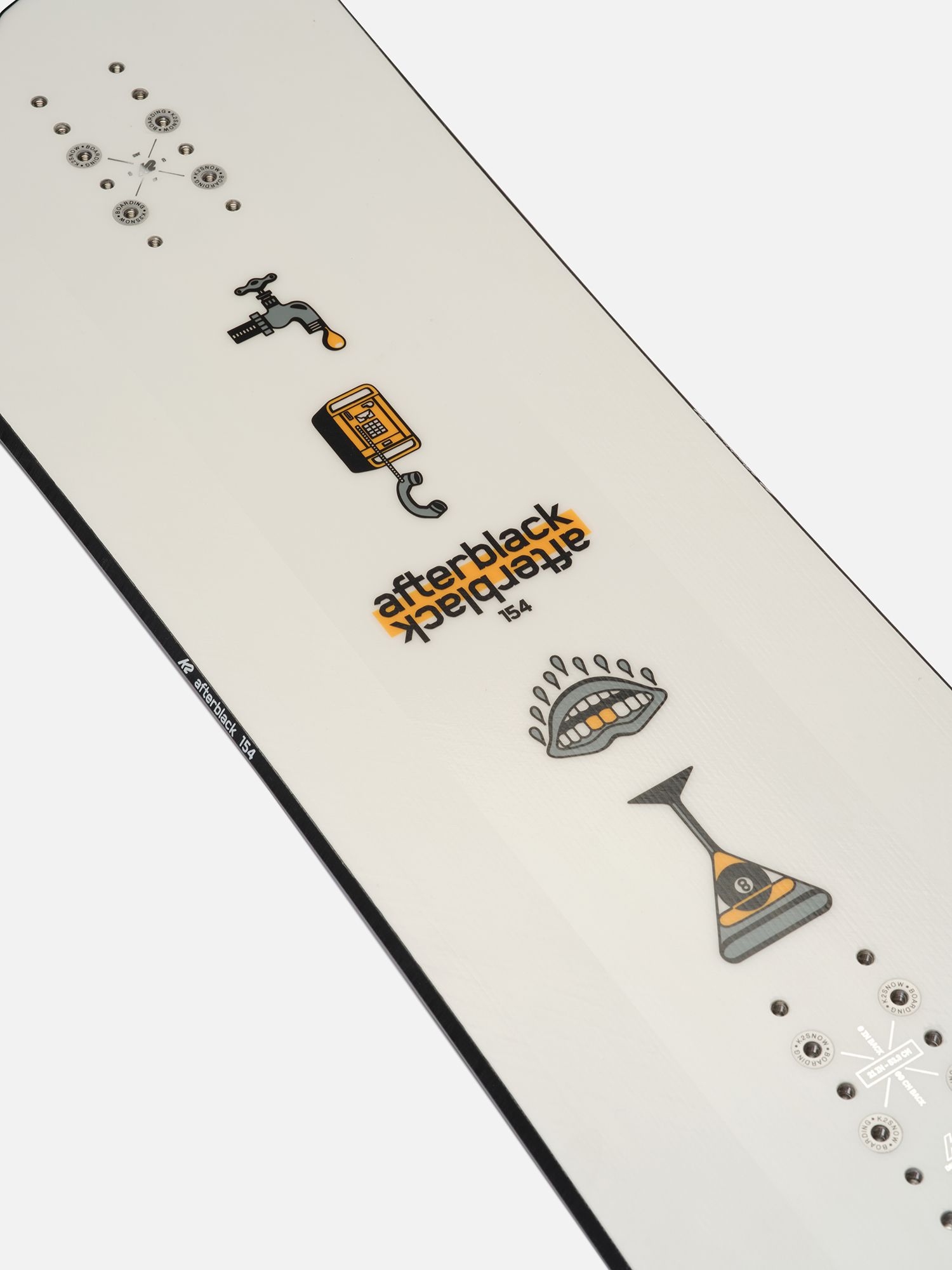 K2 Men's Afterblack Snowboard 2024 product image