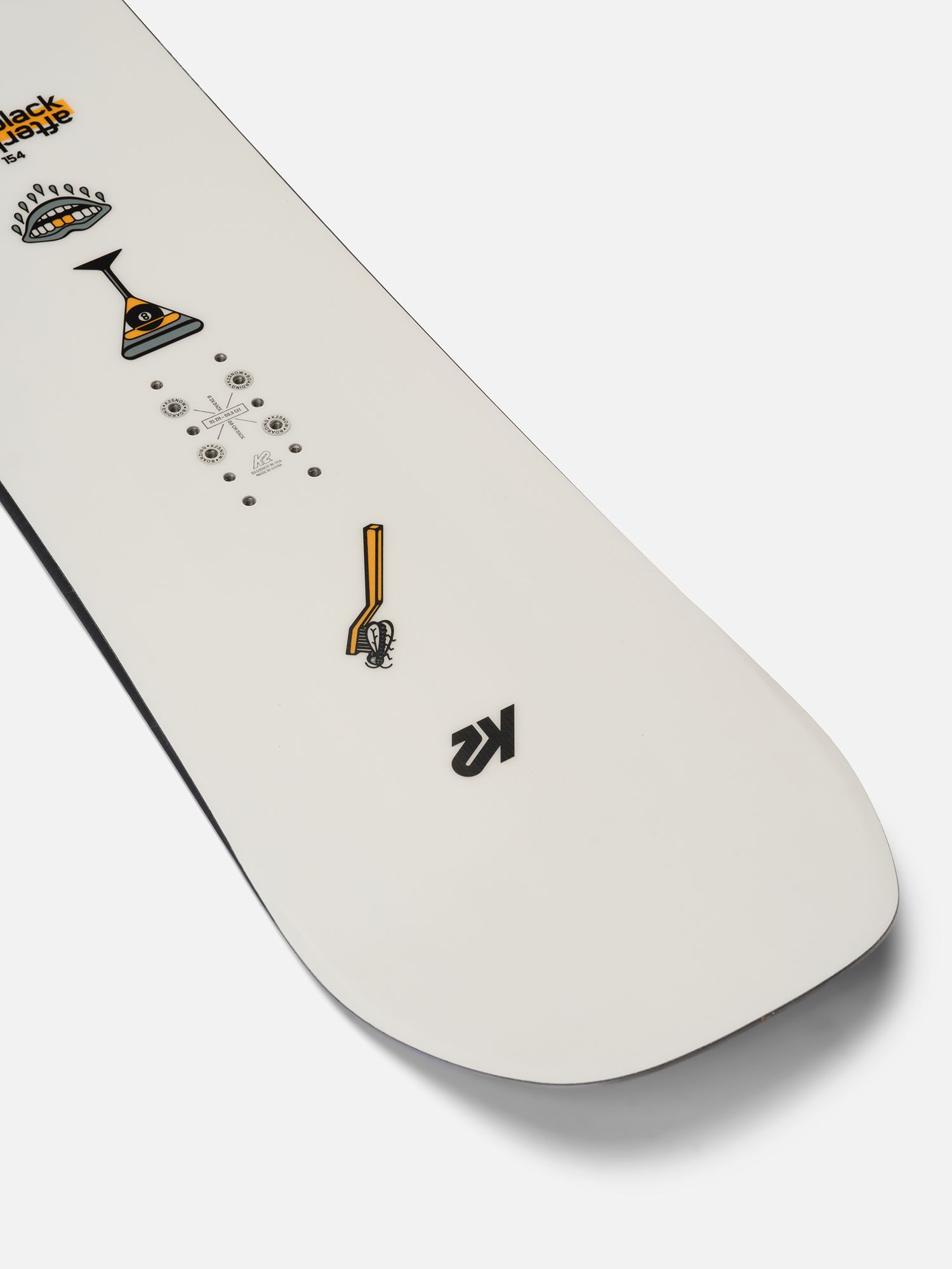 K2 Men's Afterblack Snowboard 2024 product image
