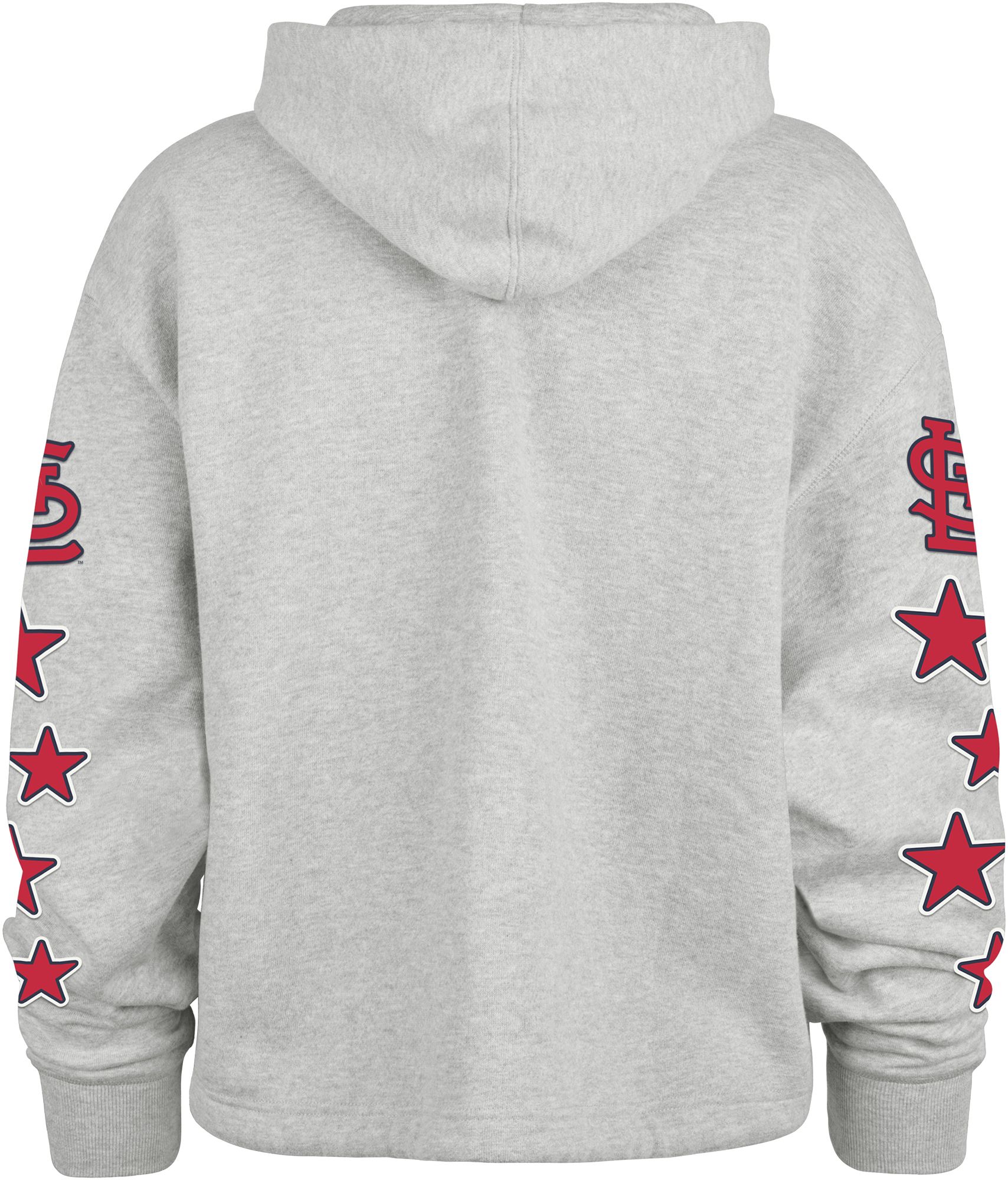 '47 Women's St. Louis Cardinals Gray Venice Starry Eyed Hoodie product image