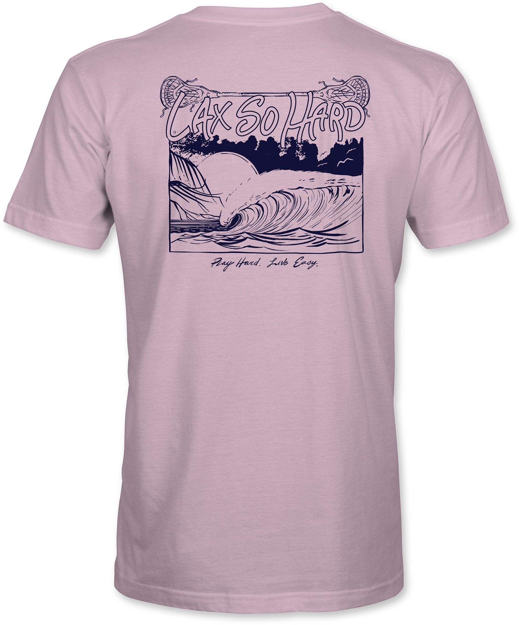 Lax So Hard Youth Ocean Lacrosse Graphic T-Shirt product image
