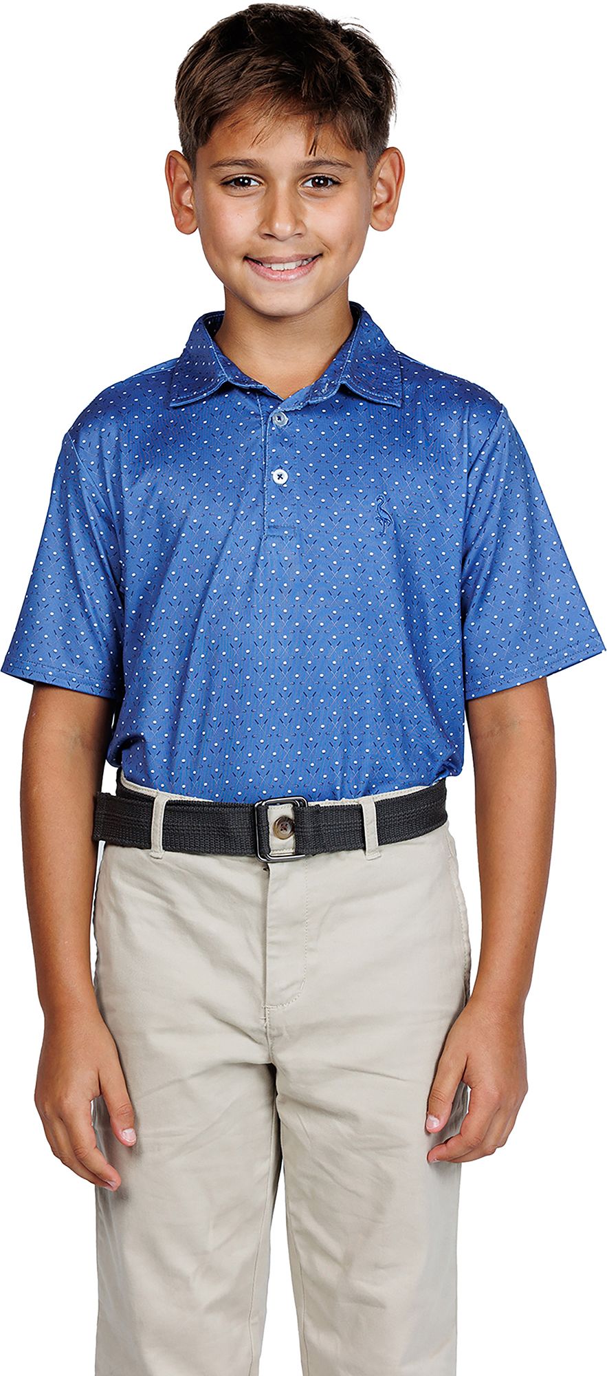 TailorByrd Boys' Golf Clubs Performance Polo product image