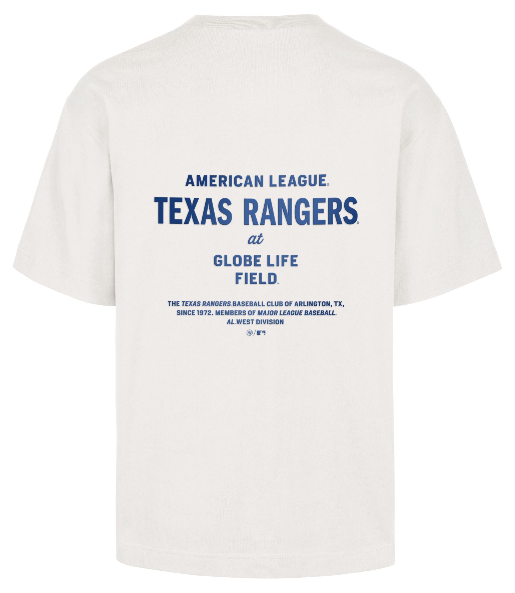 '47 Men's Texas Rangers White Leon Foundation T-Shirt product image