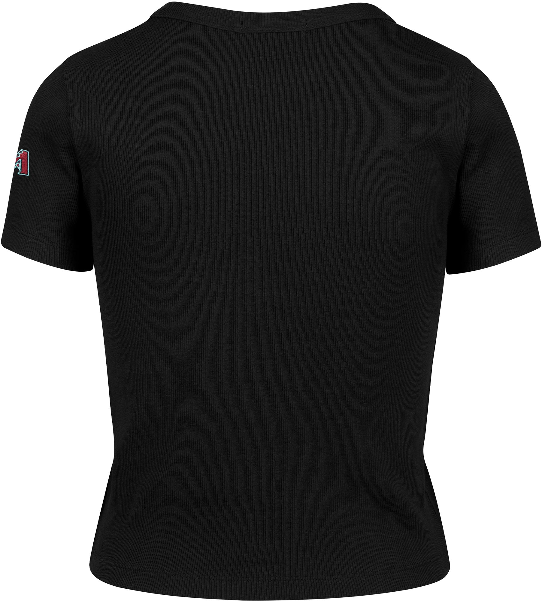'47 Women's Arizona Diamondbacks Black With Love Baby Ribbed T-Shirt product image