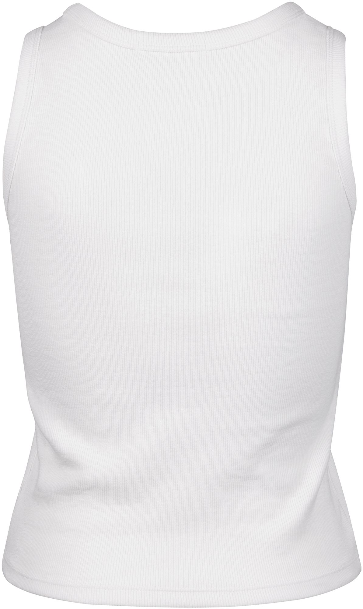 '47 Women's Tampa Bay Rays White Baby Ribbed Wordmark Micro Tank Top product image