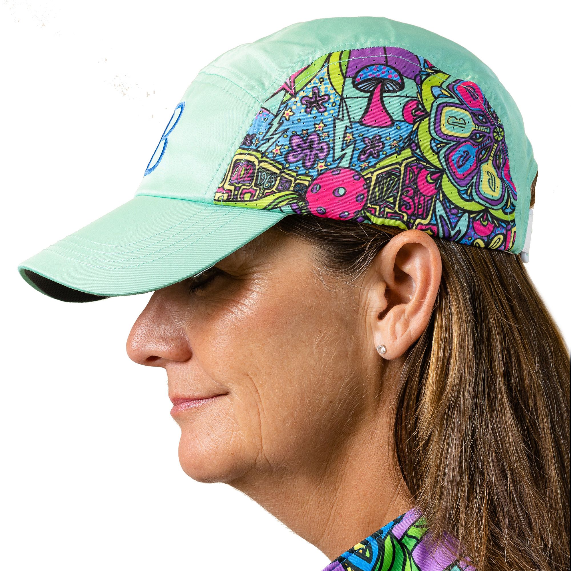 Pickleball Bella Women's Groovy Embroidered Hat product image