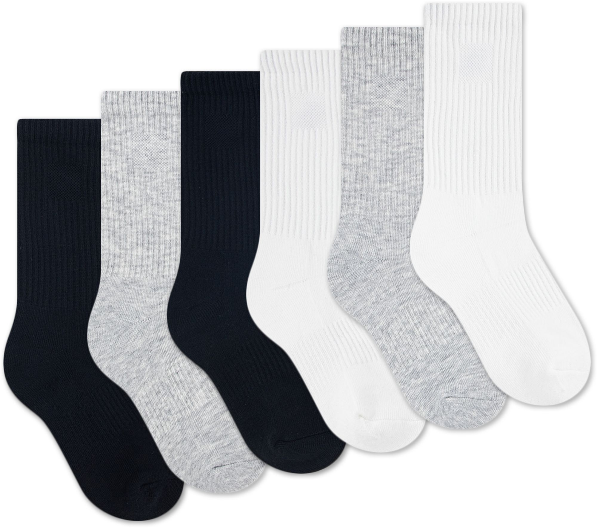 abercrombie Youth Cushioned Crew Socks - 6 Pack product image