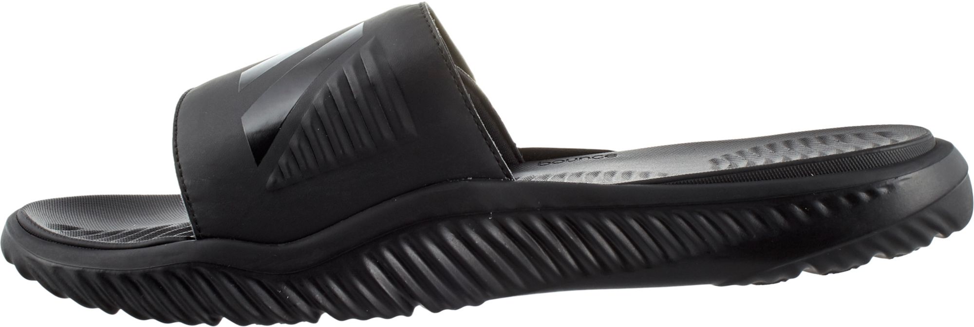 adidas alphabounce slides black