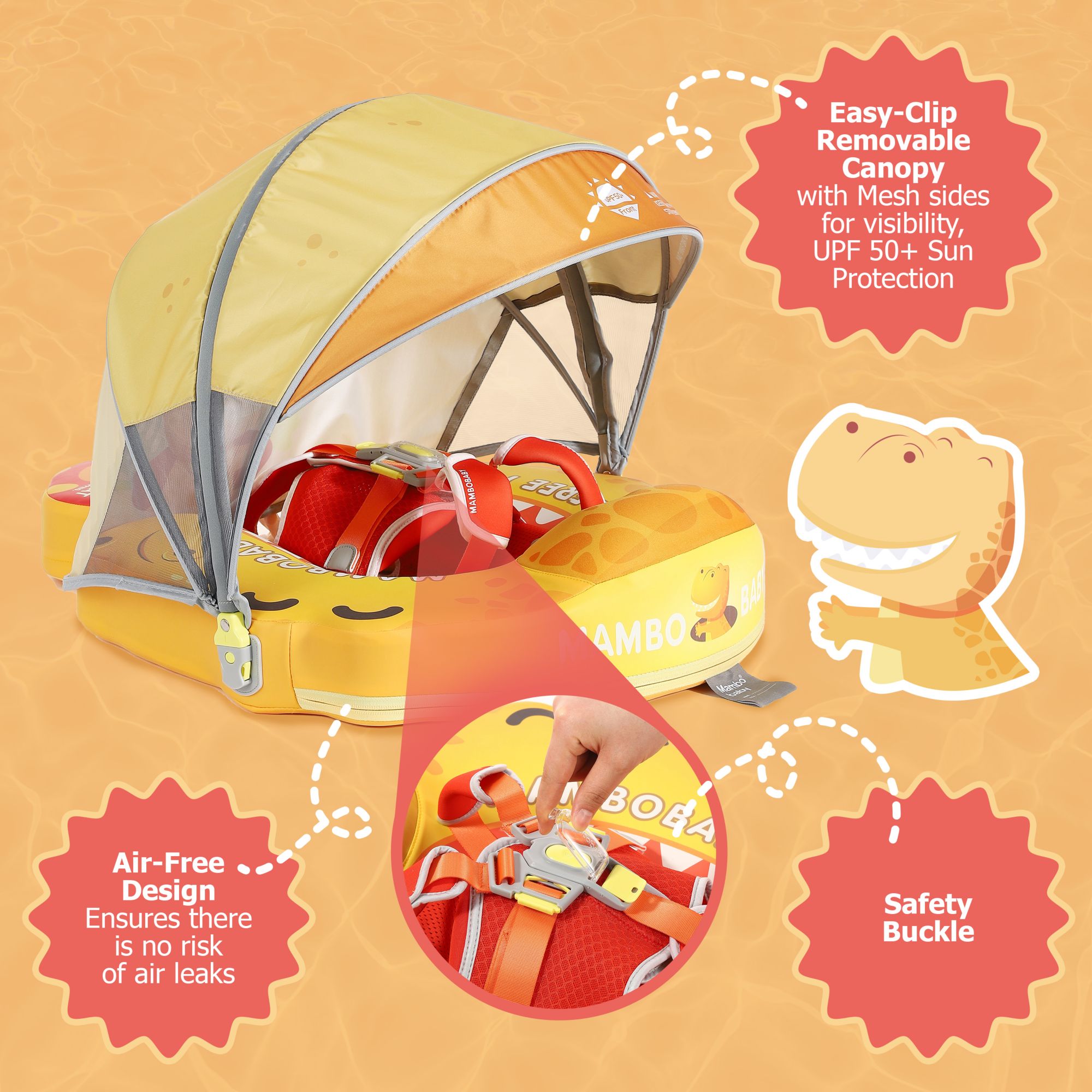 Mambobaby Sunny Navigator Baby Pool Float product image