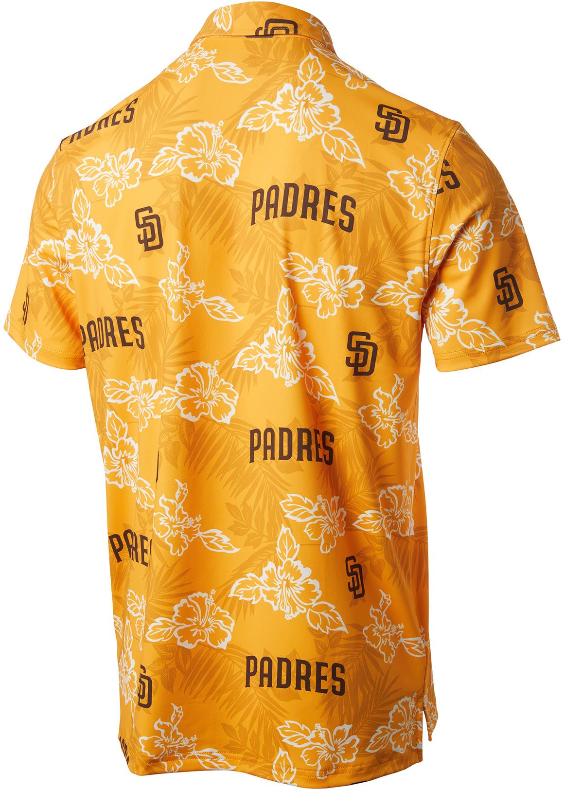 Reyn Spooner Men's San Diego Padres Yellow Aloha Performance Polo product image