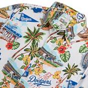 Youth Los Angeles Dodgers Reyn Spooner White Scenic Button-Up Shirt
