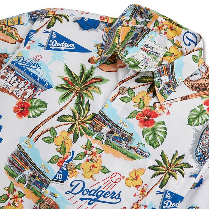 Los Angeles Dodgers Reyn Spooner Kekai Button-Down Shirt – White Size: 3XL