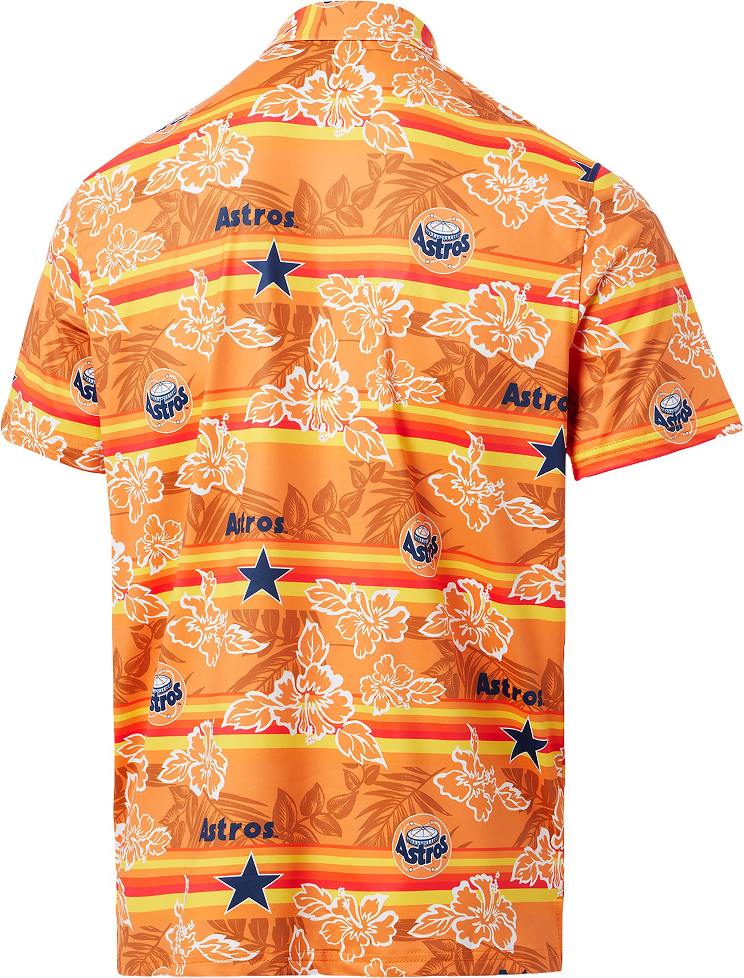Reyn Spooner Men's Houston Astros Orange Cooperstown Pua Polo product image