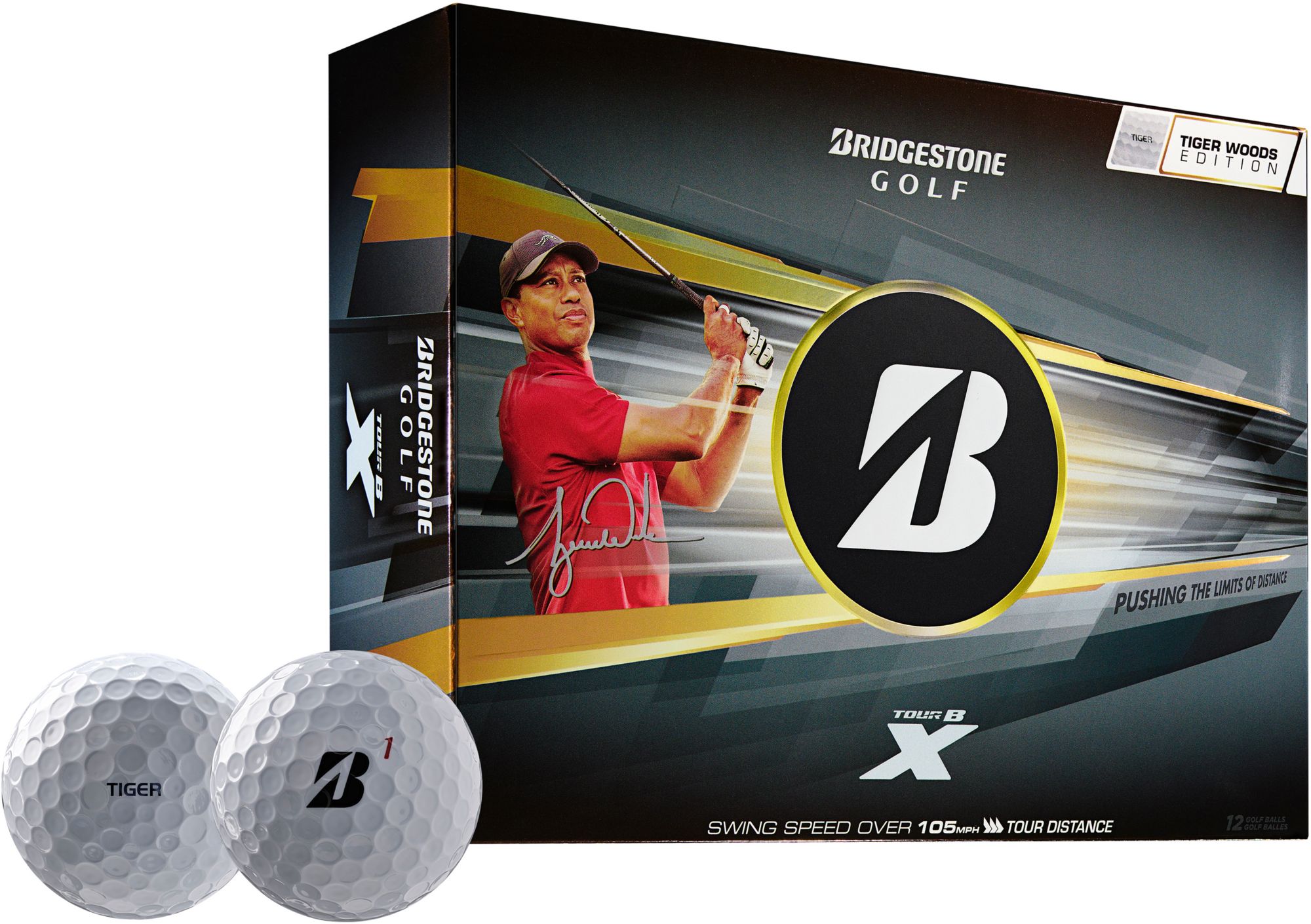 Bridgestone 2026 Tour B X Tiger Golf Balls product image
