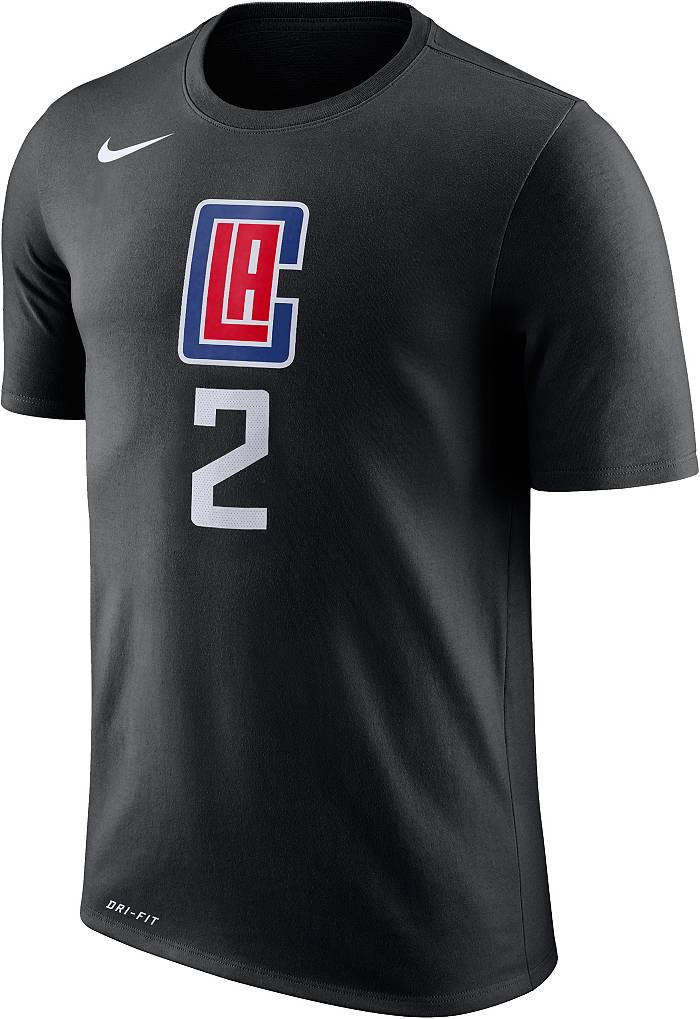 Nike Youth Los Angeles Clippers Kawhi Leonard #2 Dri-FIT Statement Black  T-Shirt