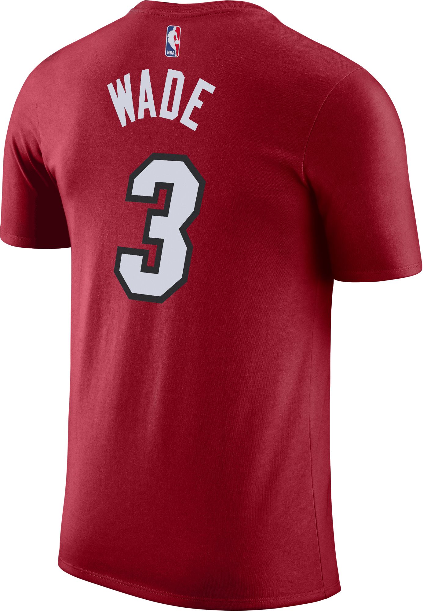 Nike Youth Miami Heat Dwyane Wade #3 Dri-FIT Statement Red T-Shirt product image