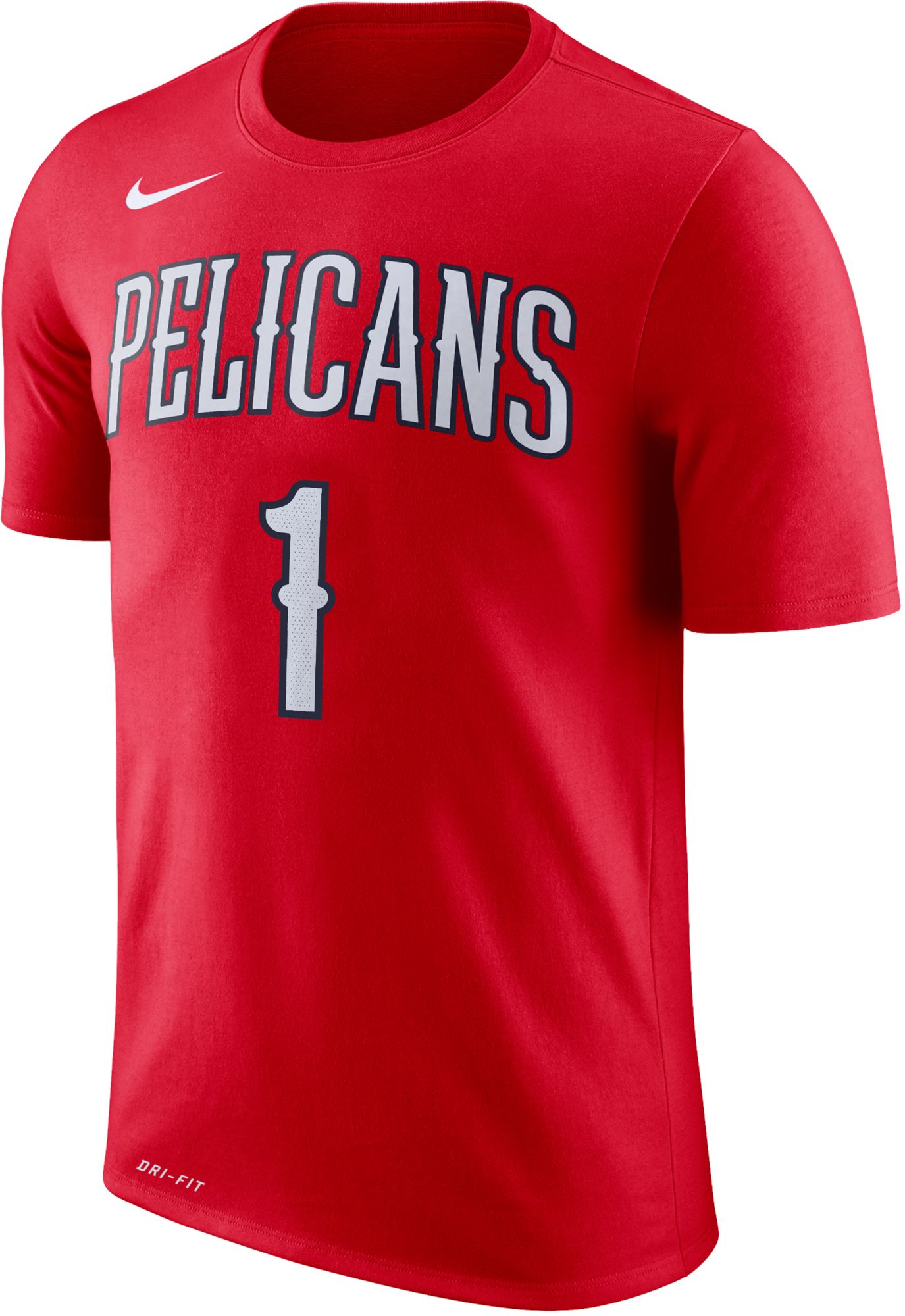 Nike Youth New Orleans Pelicans Zion Williamson #1 Dri-FIT Red T-Shirt product image