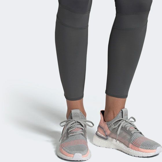 adidas gazelle silver green womens adidas Ultraboost 19 Shoes - Women's - Core Black Five / Solar Orange