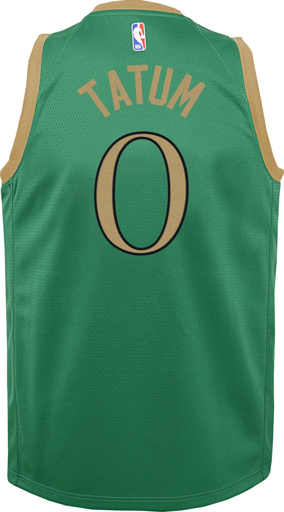 jayson tatum green and gold jersey