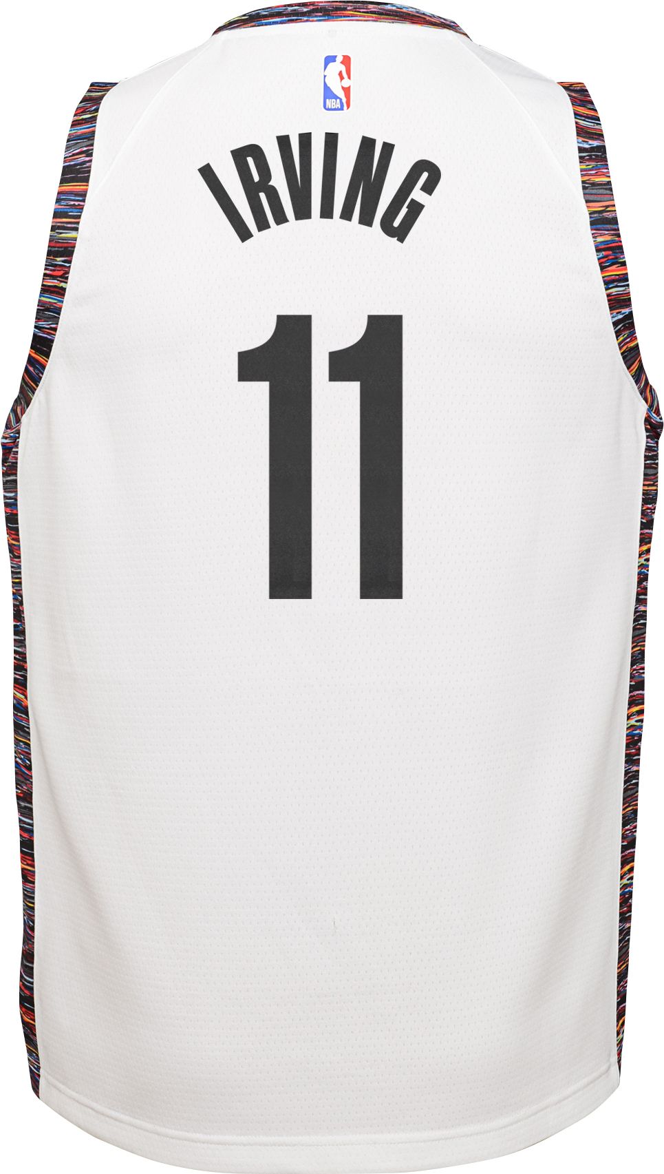 Nike Youth Brooklyn Nets Kyrie Irving #11 White Dri-FIT City Edition Swingman Jersey product image