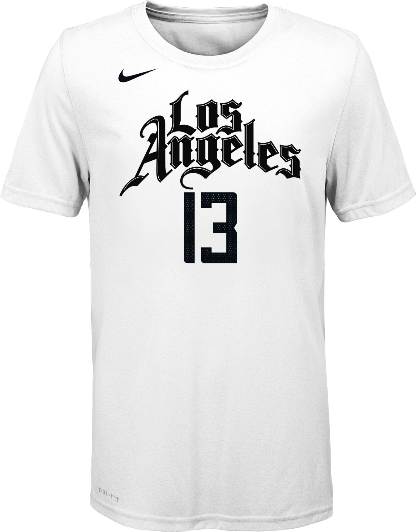 Nike Youth Los Angeles Clippers Paul George #13 Dri-FIT White T-Shirt product image