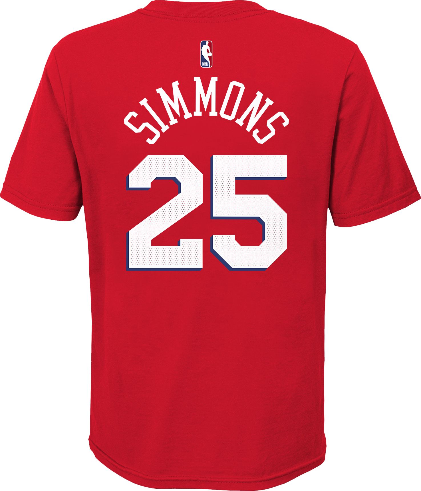 Jordan Youth Philadelphia 76ers Ben Simmons #25 Red Statement T-Shirt product image
