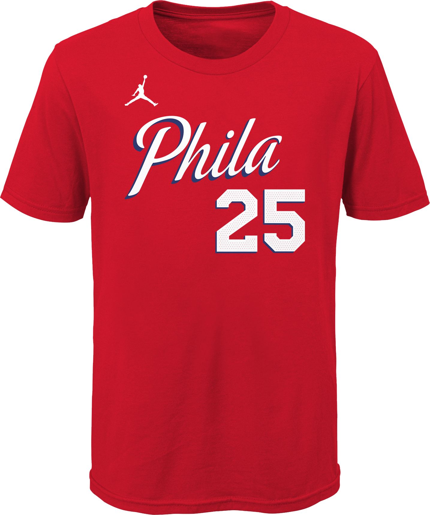 Jordan Youth Philadelphia 76ers Ben Simmons #25 Red Statement T-Shirt product image