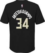 Jordan Youth Milwaukee Bucks Giannis Antetokounmpo #34 Statement Black T-Shirt product image