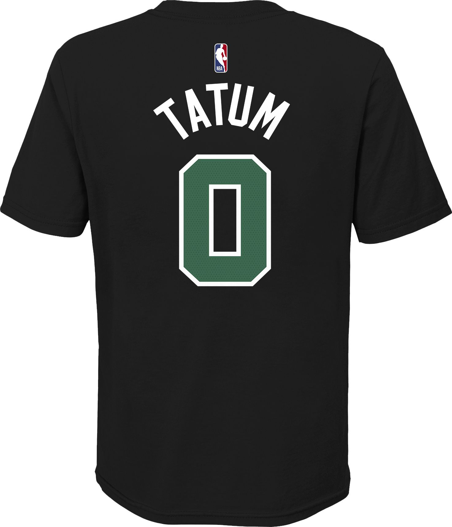 Jordan Youth Boston Celtics Jayson Tatum #0 Statement Black T-Shirt product image