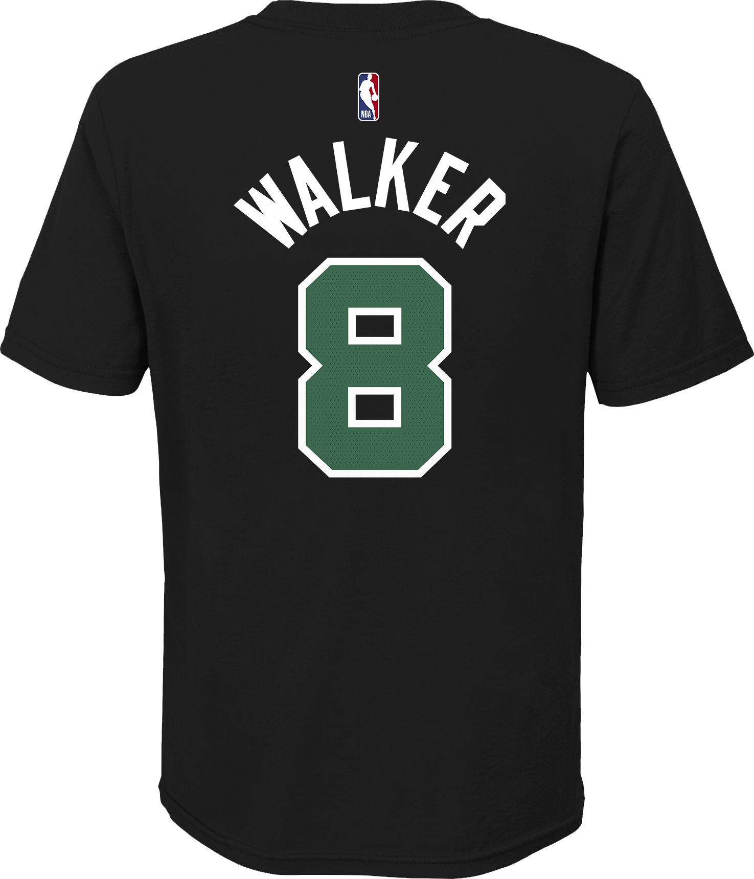 Jordan Youth Boston Celtics Kemba Walker #8 Statement Black T-Shirt product image