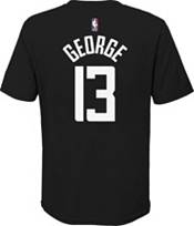 Jordan Youth Los Angeles Clippers Paul George #13 Statement Black T-Shirt product image