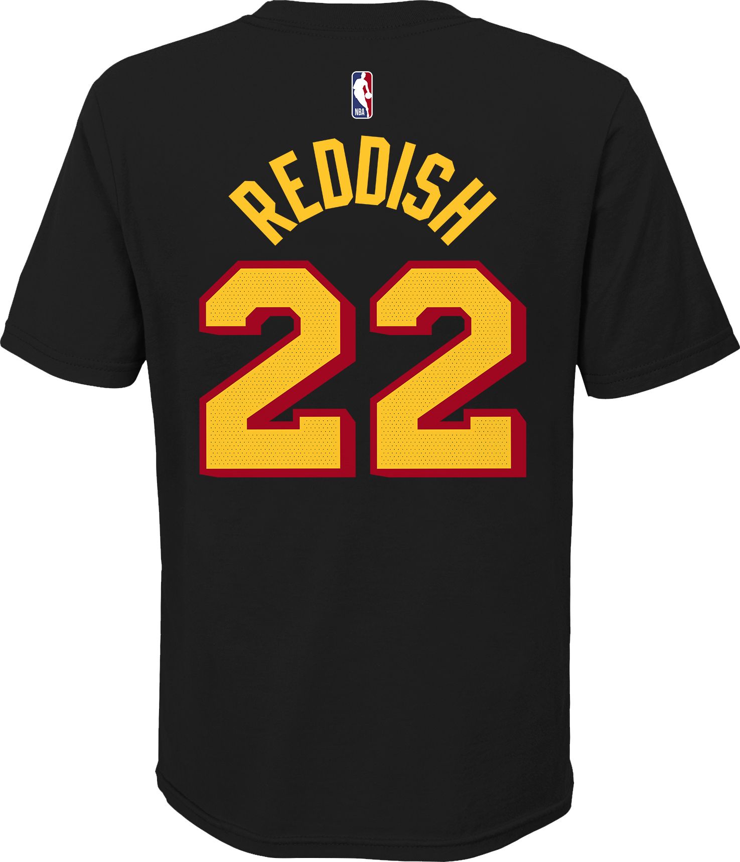 Jordan Youth Atlanta Hawks Cam Reddish #22 Statement Black T-Shirt product image