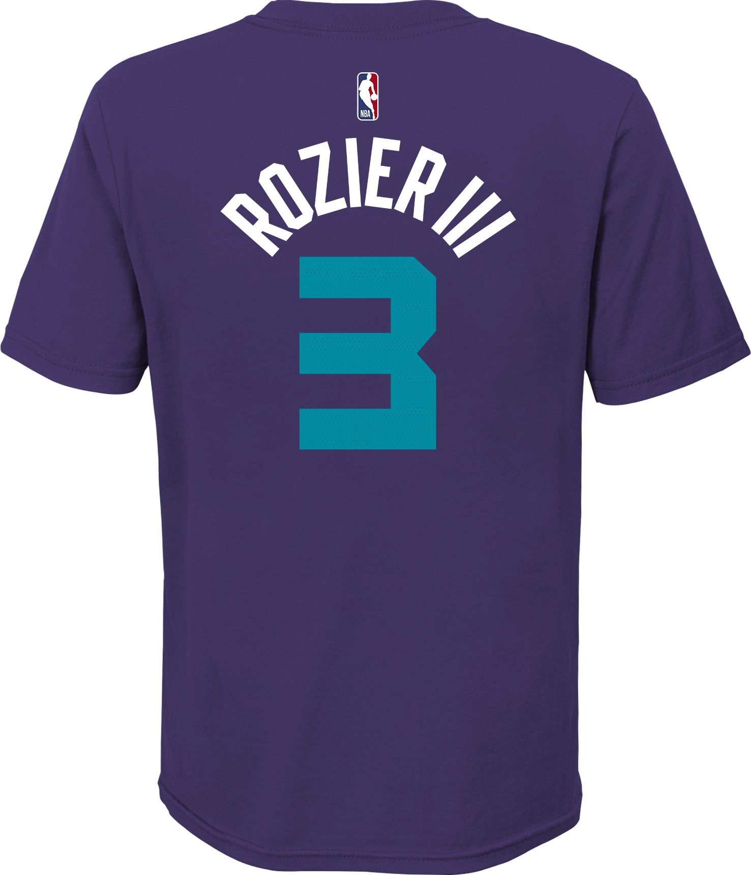 Jordan Youth Charlotte Hornets Terry Rozier #3 Purple Statement T-Shirt product image
