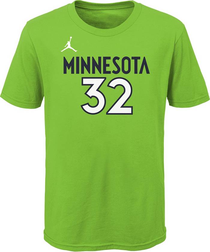 Men's Minnesota Timberwolves Karl-Anthony Towns Nike Green Swingman Jersey  Statement Edition