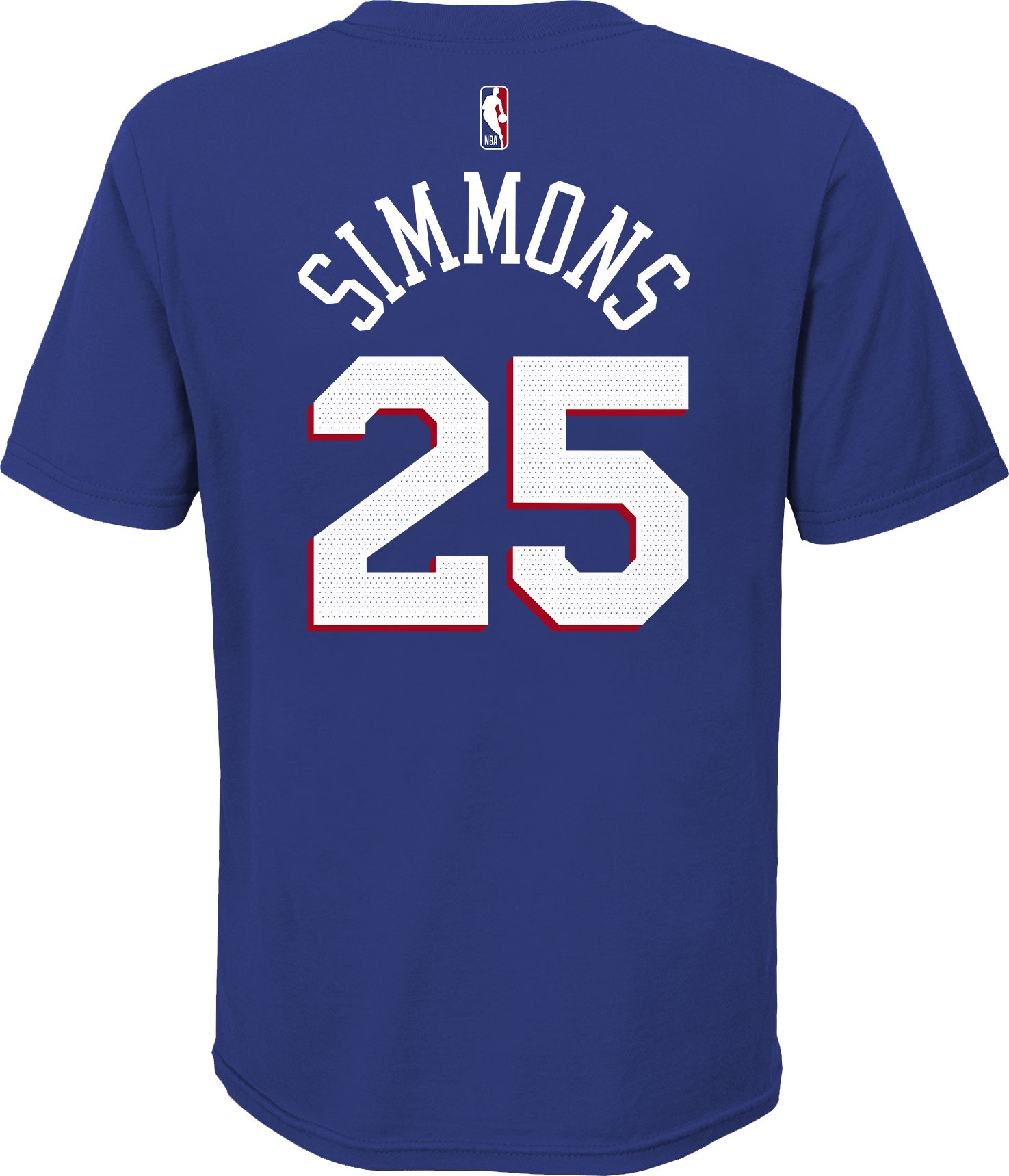 Nike Youth Philadelphia 76ers Ben Simmons #25 Blue Cotton T-Shirt product image