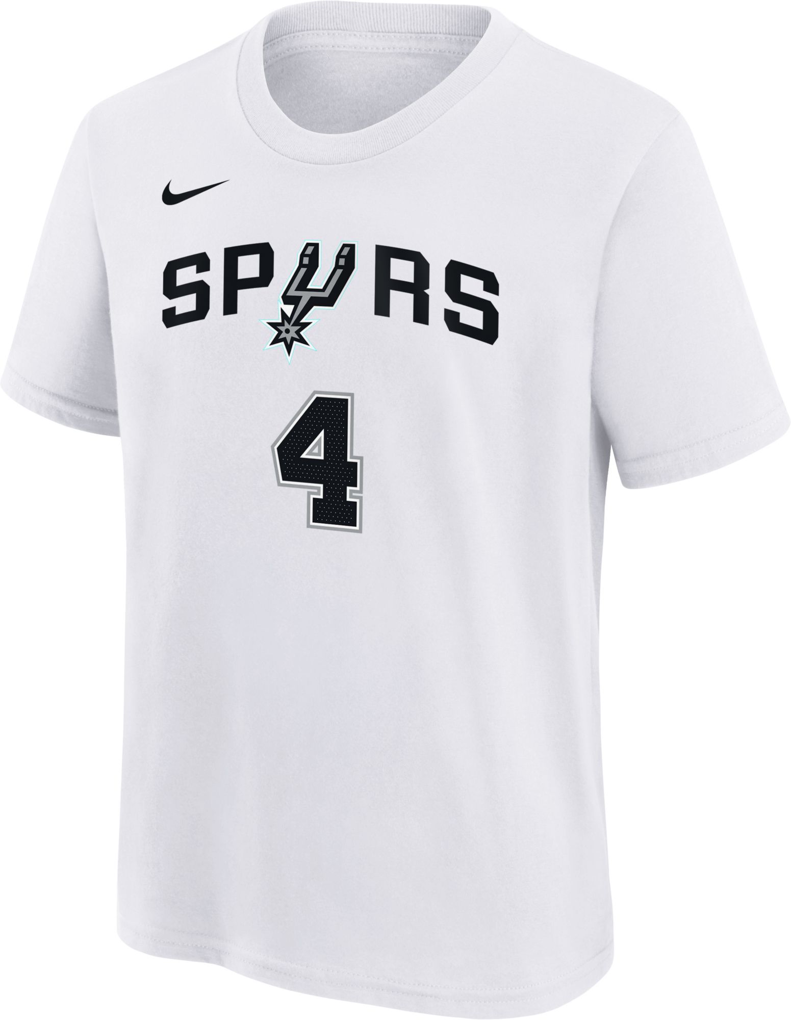 Nike Youth San Antonio Spurs De'Aaron Fox #4 Association White T-Shirt product image