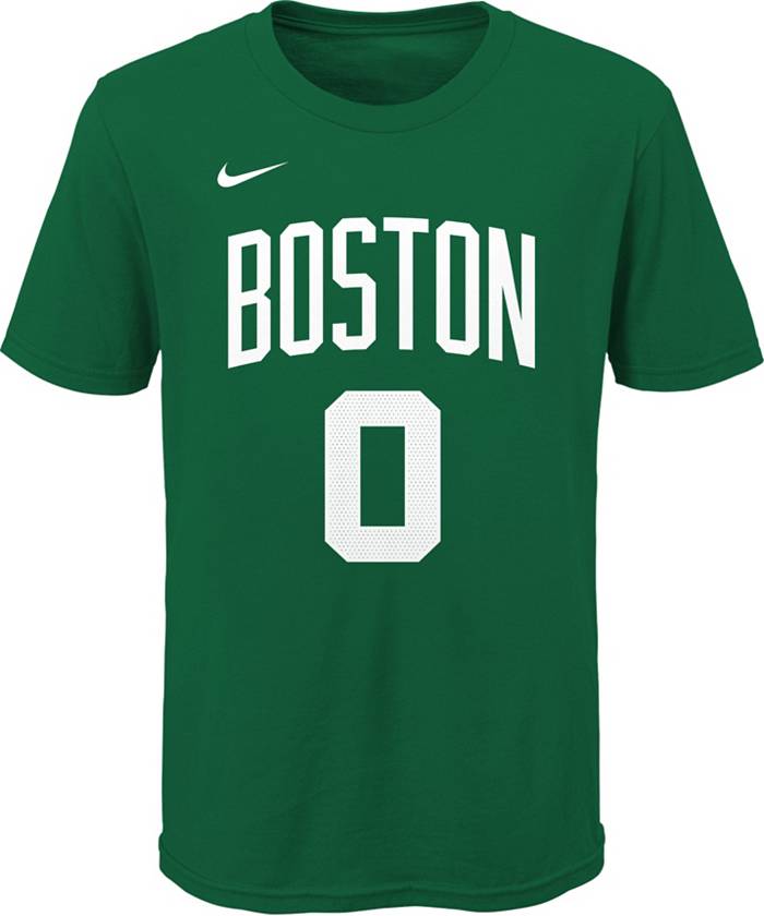 Green Nike NBA Boston Celtics Tatum #0 T-Shirt
