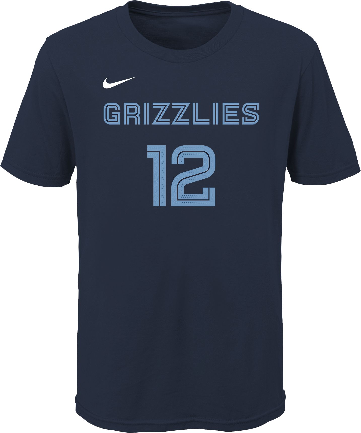 Nike Youth Memphis Grizzlies Ja Morant #12 Blue Cotton T-Shirt