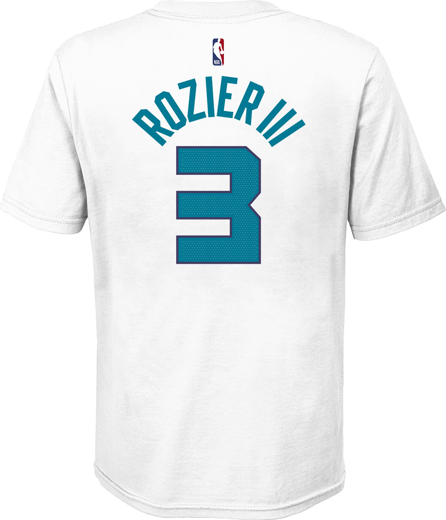 Jordan Youth Charlotte Hornets Terry Rozier III #3 Cotton White T-Shirt product image